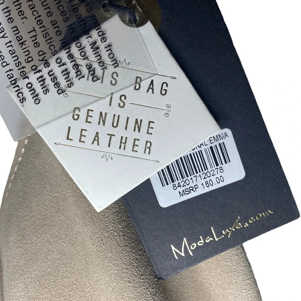 Moda Luxe Suede Hobo Bag